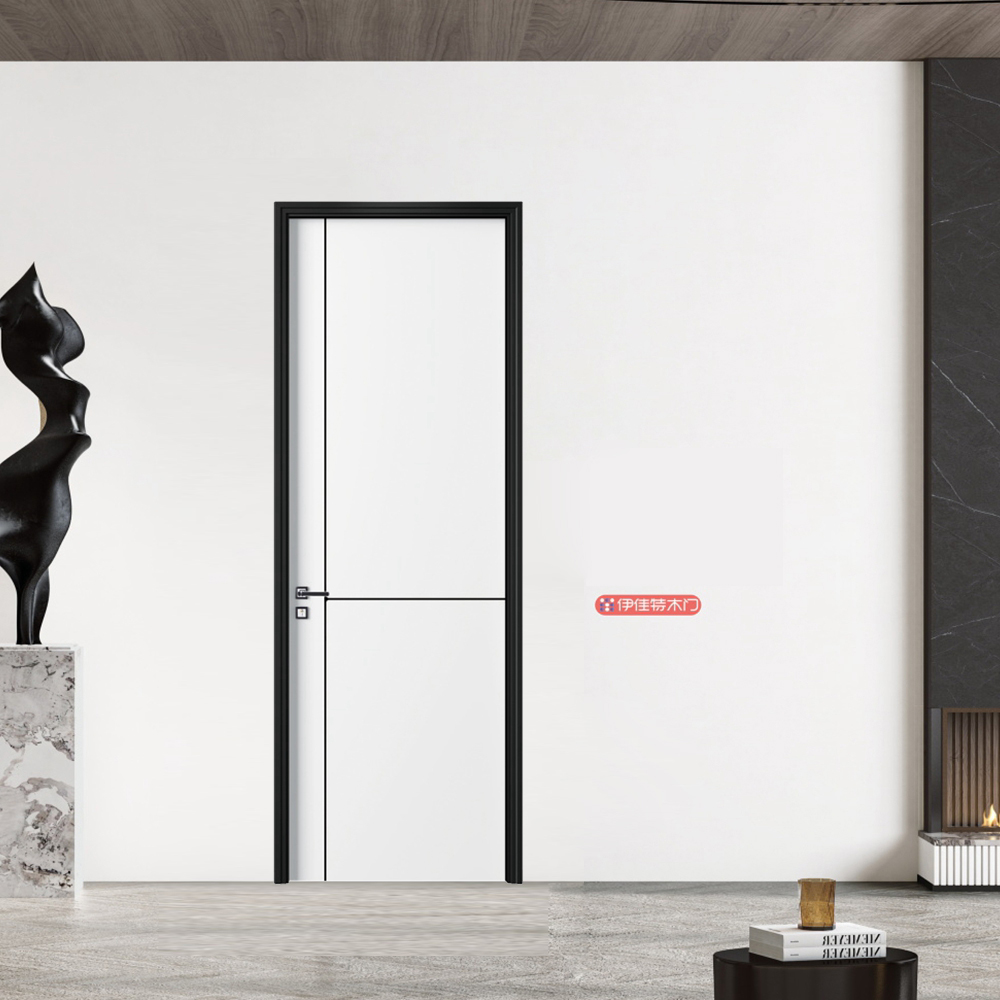 2021伊佳特木門YJT-L11+鈦金黑-膚啞黑+膚感白