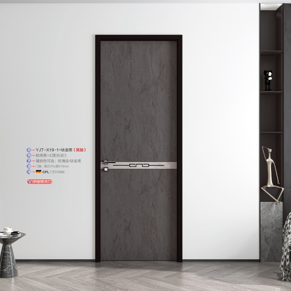 2021伊佳特木門(mén)YJT-X19-1+鈦金黑(另加)膚啞黑+幻影彩巖3