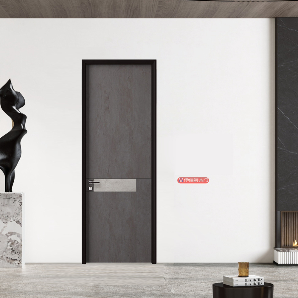 2021伊佳特木門YJT-X23膚啞黑+幻影彩巖3(?？顚Ｉ?